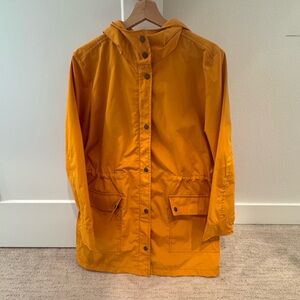 J CREW - Women- UTILITY RAIN JACKET COAT RAINCOAT - Size S - Pre-Owned